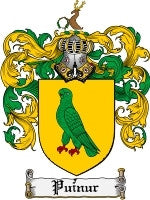 Puinur coat of arms family crest download