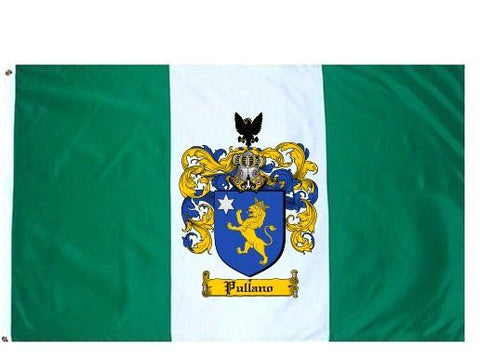 Pullano family crest coat of arms flag