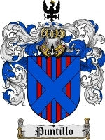 Puntillo coat of arms family crest download