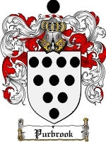 Purbook coat of arms family crest download