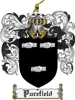 Purefield coat of arms family crest download