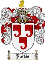 Purkis coat of arms family crest download