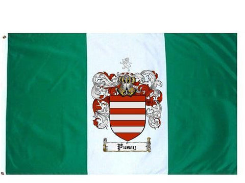 Pusey family crest coat of arms flag