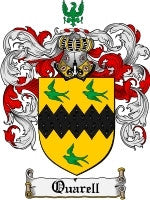 Quarell coat of arms family crest download