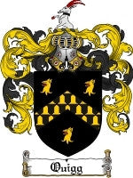 Quigg coat of arms family crest download