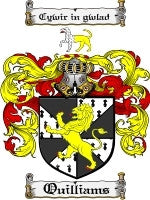 Quilliams coat of arms family crest download