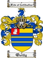 Quilly coat of arms family crest download