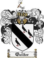 Quilter coat of arms family crest download