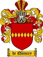 Quincey coat of arms family crest download