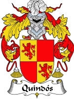Quindos coat of arms family crest download