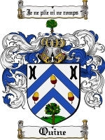 Quine coat of arms family crest download