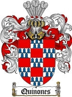 Quinones coat of arms family crest download