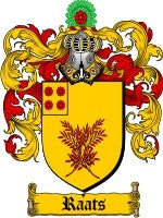 Raats coat of arms family crest download