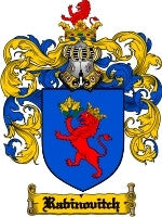 Rabinovitch coat of arms family crest download