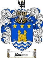 Racano coat of arms family crest download