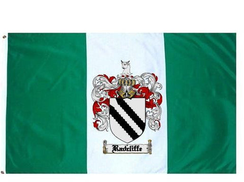 Radcliffe family crest coat of arms flag