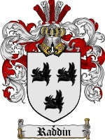 Raddin coat of arms family crest download