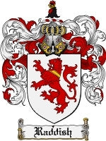 Raddish coat of arms family crest download