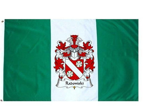 Radoniski family crest coat of arms flag