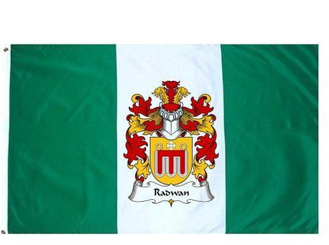 Radwan family crest coat of arms flag