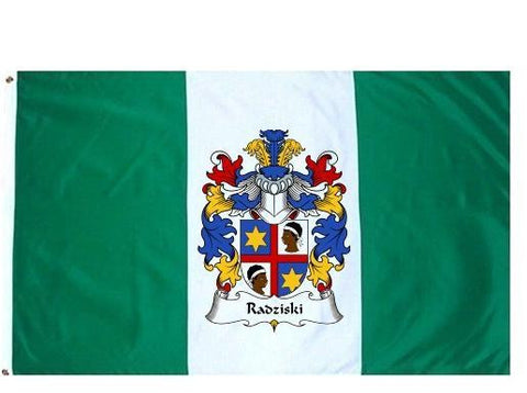 Radziski family crest coat of arms flag