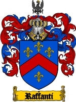 Raffanti coat of arms family crest download