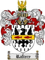 Raftery family crest coat of arms emailed to you within 24 hours ...