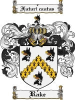 Rake coat of arms family crest download