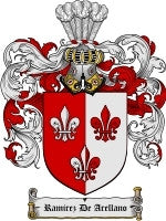 Ramirez'De'Arellano coat of arms family crest download