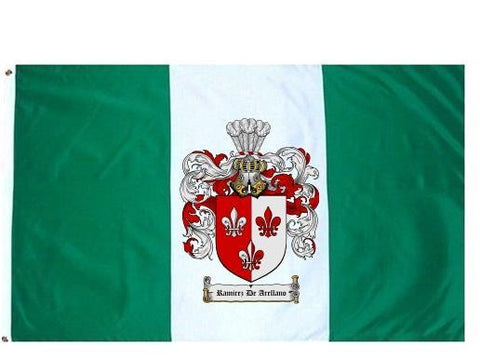 Ramirezdearellano family crest coat of arms flag