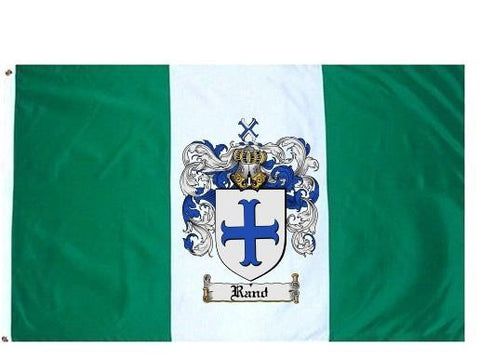 Rand family crest coat of arms flag