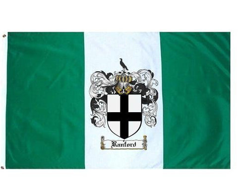 Ranford family crest coat of arms flag