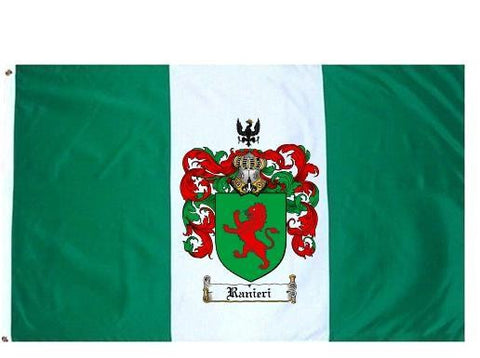 Ranieri family crest coat of arms flag