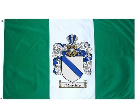 Rankle family crest coat of arms flag