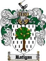 Ratigan coat of arms family crest download