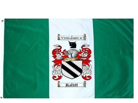 Ratliff-crest family crest coat of arms flag