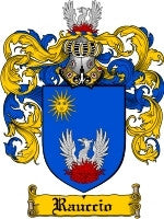 Rauccio coat of arms family crest download