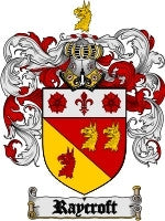 Raycroft coat of arms family crest download