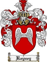 Rayney coat of arms family crest download