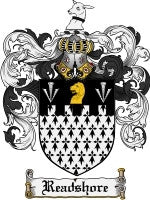 Readshore coat of arms family crest download
