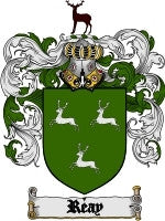 Reay coat of arms family crest download