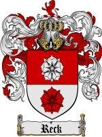 Reck coat of arms family crest download