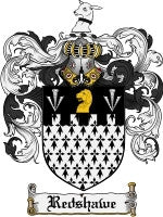 Redshawe coat of arms family crest download