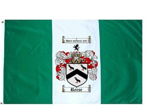 Reese family crest coat of arms flag