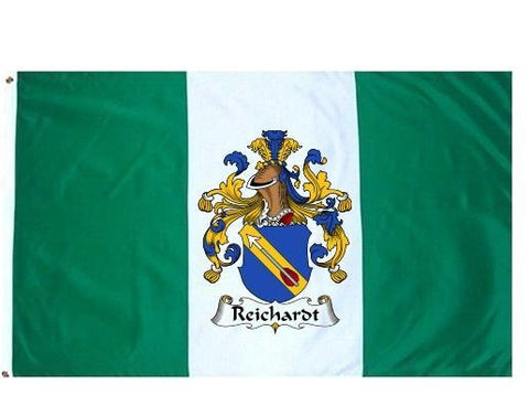 Reichardt family crest coat of arms flag