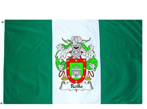 Reillo family crest coat of arms flag