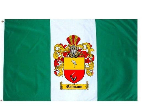 Reimann family crest coat of arms flag