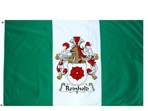 Reinhold family crest coat of arms flag