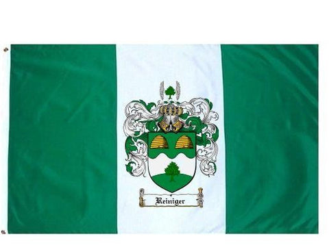 Reiniger family crest coat of arms flag