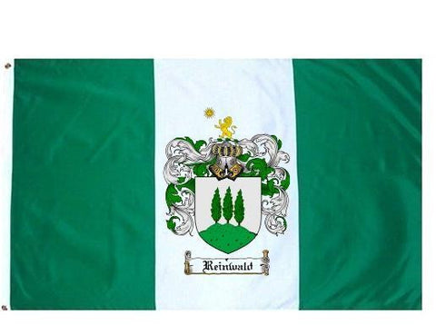Reinwald family crest coat of arms flag